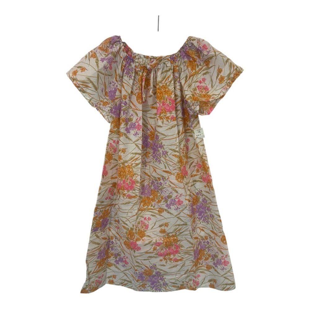 Vintage Sears Floral House Dress – Size L (16/18) 1960’s-1970’s retro fashion - Picture 3 of 4